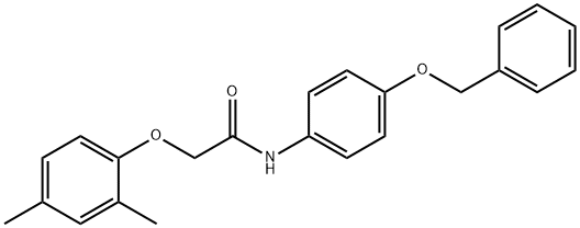 351223-07-9 N-[4-(benzyloxy)phenyl]-2-(2,4-dimethylphenoxy)acetamide