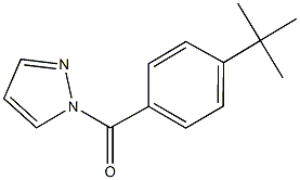 1-(4-tert-butylbenzoyl)-1H-pyrazole Structure