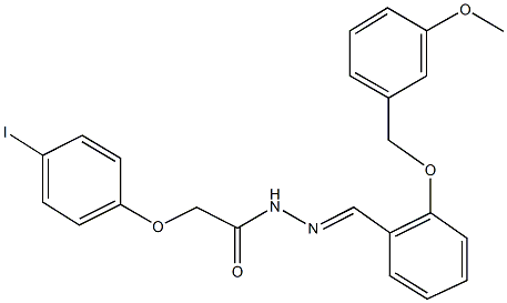 2-(4-iodophenoxy)-N'-{2-[(3-methoxybenzyl)oxy]benzylidene}acetohydrazide|