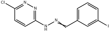 3-iodobenzaldehyde (6-chloro-3-pyridazinyl)hydrazone Structure