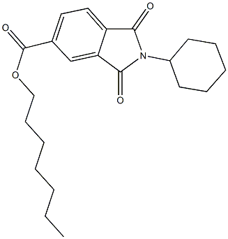 351993-37-8 heptyl 2-cyclohexyl-1,3-dioxoisoindoline-5-carboxylate