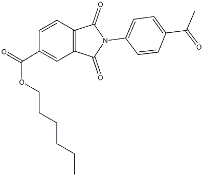 351994-12-2 hexyl 2-(4-acetylphenyl)-1,3-dioxoisoindoline-5-carboxylate