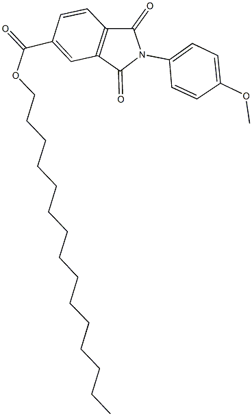 pentadecyl 2-(4-methoxyphenyl)-1,3-dioxoisoindoline-5-carboxylate|