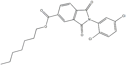 351998-57-7 heptyl 2-(2,5-dichlorophenyl)-1,3-dioxo-5-isoindolinecarboxylate