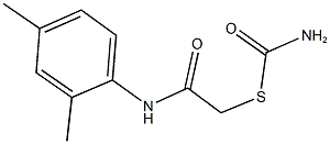 S-[2-(2,4-dimethylanilino)-2-oxoethyl] thiocarbamate Struktur