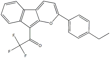 352223-52-0 1-[2-(4-ethylphenyl)indeno[2,1-b]pyran-9-yl]-2,2,2-trifluoroethanone