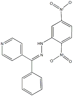 phenyl(4-pyridinyl)methanone {2,5-bisnitrophenyl}hydrazone 结构式