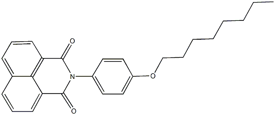 2-[4-(octyloxy)phenyl]-1H-benzo[de]isoquinoline-1,3(2H)-dione Structure