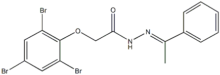 352333-11-0 N'-(1-phenylethylidene)-2-(2,4,6-tribromophenoxy)acetohydrazide