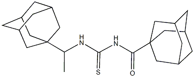 N-(1-adamantylcarbonyl)-N'-[1-(1-adamantyl)ethyl]thiourea