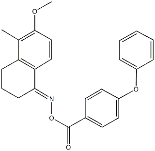 352338-57-9 6-methoxy-5-methyl-3,4-dihydro-1(2H)-naphthalenone O-(4-phenoxybenzoyl)oxime