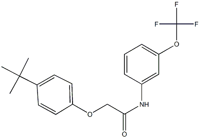 352347-45-6 2-(4-tert-butylphenoxy)-N-[3-(trifluoromethoxy)phenyl]acetamide