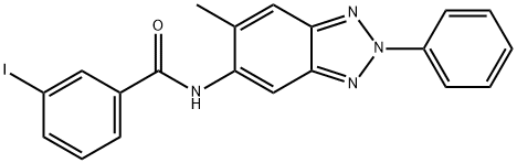 3-iodo-N-(6-methyl-2-phenyl-2H-1,2,3-benzotriazol-5-yl)benzamide|