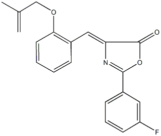 2-(3-fluorophenyl)-4-{2-[(2-methyl-2-propenyl)oxy]benzylidene}-1,3-oxazol-5(4H)-one|