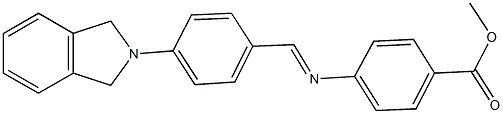 352562-49-3 methyl 4-{[4-(1,3-dihydro-2H-isoindol-2-yl)benzylidene]amino}benzoate