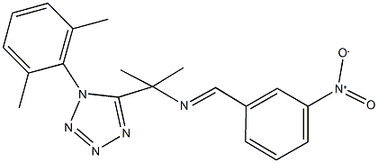 352638-03-0 1-(2,6-dimethylphenyl)-5-[1-({3-nitrobenzylidene}amino)-1-methylethyl]-1H-tetraazole