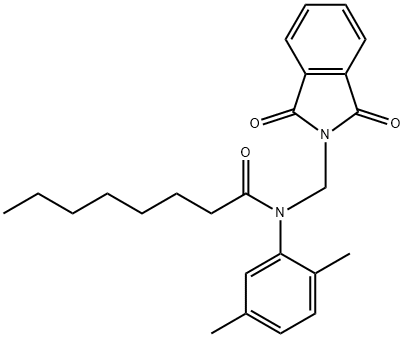 352643-97-1 N-(2,5-dimethylphenyl)-N-[(1,3-dioxo-1,3-dihydro-2H-isoindol-2-yl)methyl]octanamide