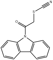 2-(9H-carbazol-9-yl)-2-oxoethyl thiocyanate Structure