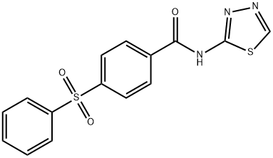 4-(phenylsulfonyl)-N-(1,3,4-thiadiazol-2-yl)benzamide|