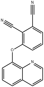 3-(8-quinolinyloxy)phthalonitrile, 352672-43-6, 结构式