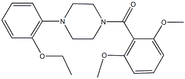 352679-27-7 1-(2,6-dimethoxybenzoyl)-4-(2-ethoxyphenyl)piperazine