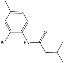 N-(2-bromo-4-methylphenyl)-3-methylbutanamide|