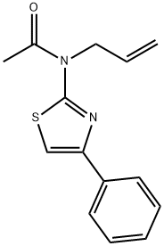 N-allyl-N-(4-phenyl-1,3-thiazol-2-yl)acetamide Struktur