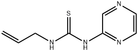 N-allyl-N'-(2-pyrazinyl)thiourea Structure