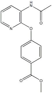 353257-62-2 methyl 4-{[3-(acetylamino)-2-pyridinyl]oxy}benzoate