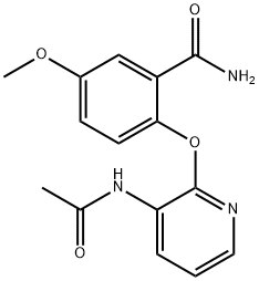 2-{[3-(acetylamino)-2-pyridinyl]oxy}-5-methoxybenzamide|