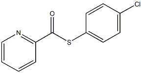 S-(4-chlorophenyl) 2-pyridinecarbothioate 化学構造式