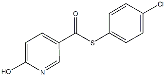 S-(4-chlorophenyl) 6-hydroxy-3-pyridinecarbothioate Structure