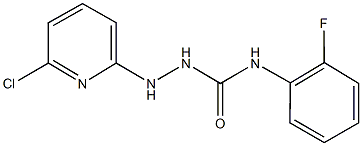 353259-53-7 2-(6-chloro-2-pyridinyl)-N-(2-fluorophenyl)hydrazinecarboxamide