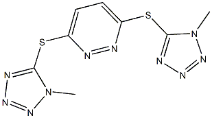 353263-61-3 3,6-bis[(1-methyl-1H-tetraazol-5-yl)sulfanyl]pyridazine
