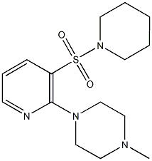 353278-96-3 1-methyl-4-[3-(1-piperidinylsulfonyl)-2-pyridinyl]piperazine