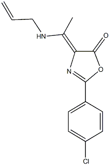 353287-00-0 4-[1-(allylamino)ethylidene]-2-(4-chlorophenyl)-1,3-oxazol-5(4H)-one