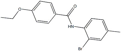N-(2-bromo-4-methylphenyl)-4-ethoxybenzamide Structure
