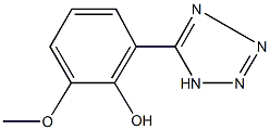 2-methoxy-6-(2H-tetraazol-5-yl)phenol Structure