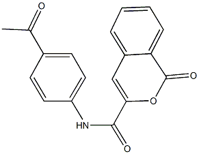 N-(4-acetylphenyl)-1-oxo-1H-isochromene-3-carboxamide|