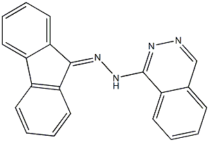 9H-fluoren-9-one 1-phthalazinylhydrazone Structure