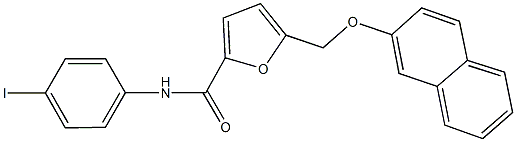 353766-83-3 N-(4-iodophenyl)-5-[(2-naphthyloxy)methyl]-2-furamide