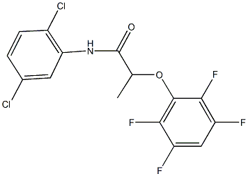 353767-89-2 N-(2,5-dichlorophenyl)-2-(2,3,5,6-tetrafluorophenoxy)propanamide