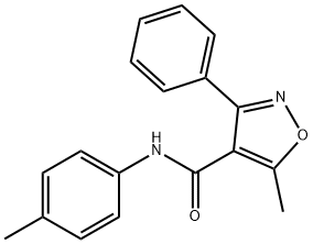 353767-92-7 5-methyl-N-(4-methylphenyl)-3-phenyl-4-isoxazolecarboxamide