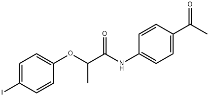 353769-01-4 N-(4-acetylphenyl)-2-(4-iodophenoxy)propanamide