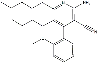 353774-60-4 2-amino-5-butyl-4-(2-methoxyphenyl)-6-pentylnicotinonitrile