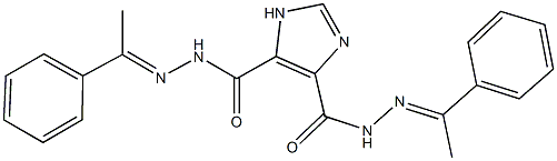 353775-48-1 N'~4~,N'~5~-bis(1-phenylethylidene)-1H-imidazole-4,5-dicarbohydrazide
