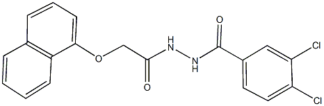 353776-14-4 N'-(3,4-dichlorobenzoyl)-2-(1-naphthyloxy)acetohydrazide
