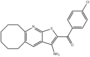 354119-19-0 (3-amino-5,6,7,8,9,10-hexahydrocycloocta[b]thieno[3,2-e]pyridin-2-yl)(4-chlorophenyl)methanone