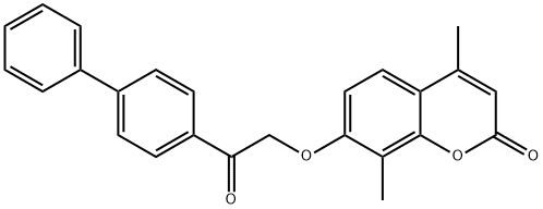 354130-48-6 7-(2-[1,1'-biphenyl]-4-yl-2-oxoethoxy)-4,8-dimethyl-2H-chromen-2-one