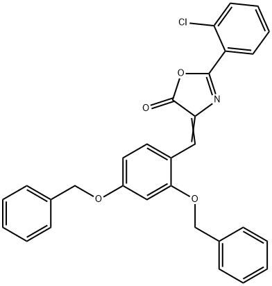 4-[2,4-bis(benzyloxy)benzylidene]-2-(2-chlorophenyl)-1,3-oxazol-5(4H)-one|